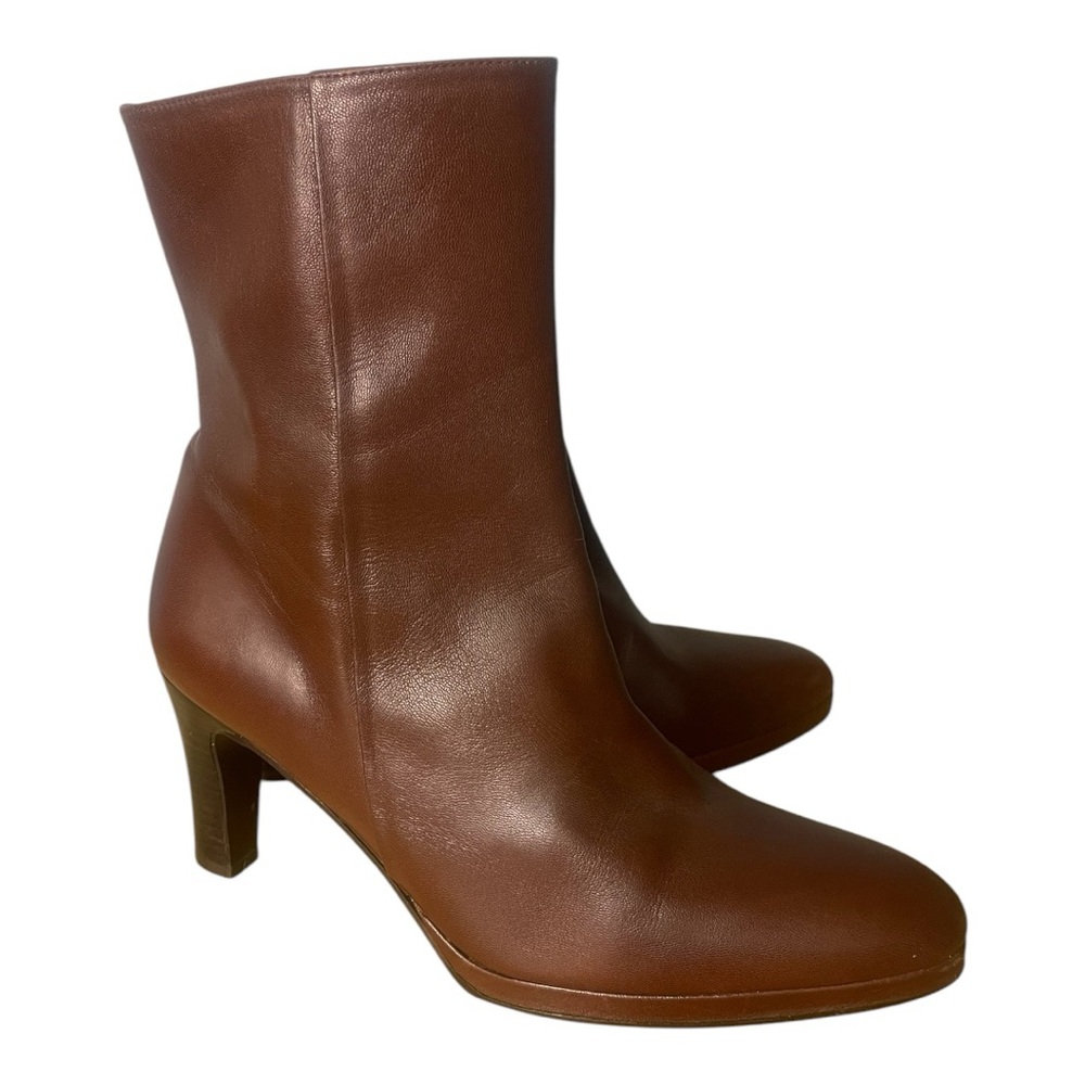 Talbots vintage Brown Leather Ankle Boots
